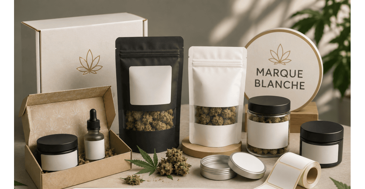 CBD marque blanche : créez votre marque avec des packagings personnalisés et une solution clé en main