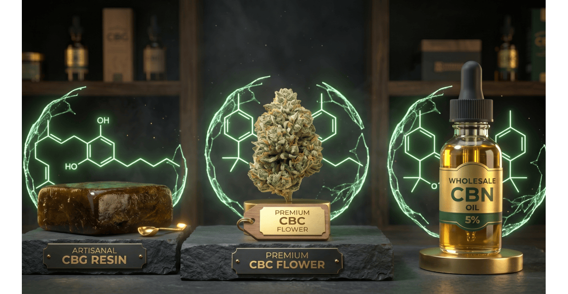 CBG, CBN, CBC en gros : les cannabinoïdes à proposer en boutique CBD et à vos revendeurs en 2026